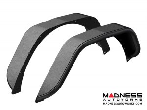 Jeep Wrangler JL Fender Flares - Rear - Textured Black Powdercoat